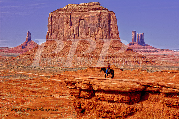 Monument Valley, AZ -  The Real Cowboy