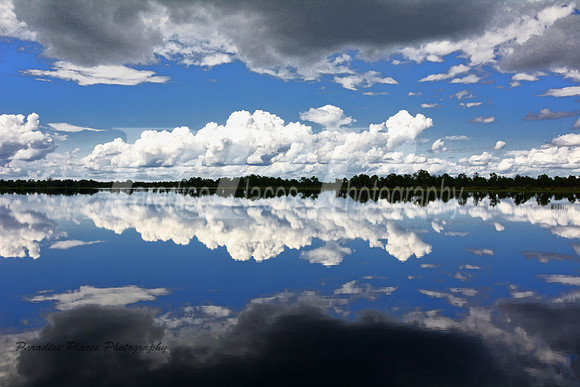 Open Water Sky Reflection, Babcock Preserve, FL