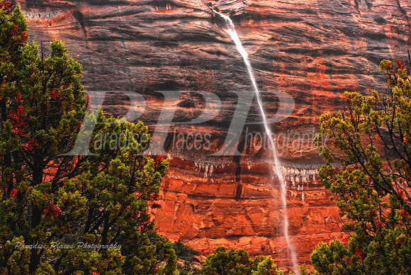 Flash Flood falls in Kolob Area, Zion National Park